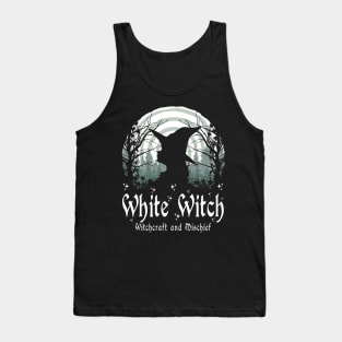 Wiccan Witchcraft - White Witch Tank Top